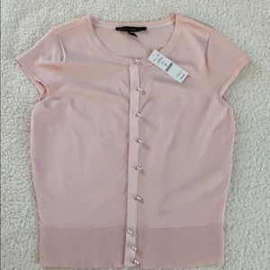 Brand new pink short sleeve cardigan